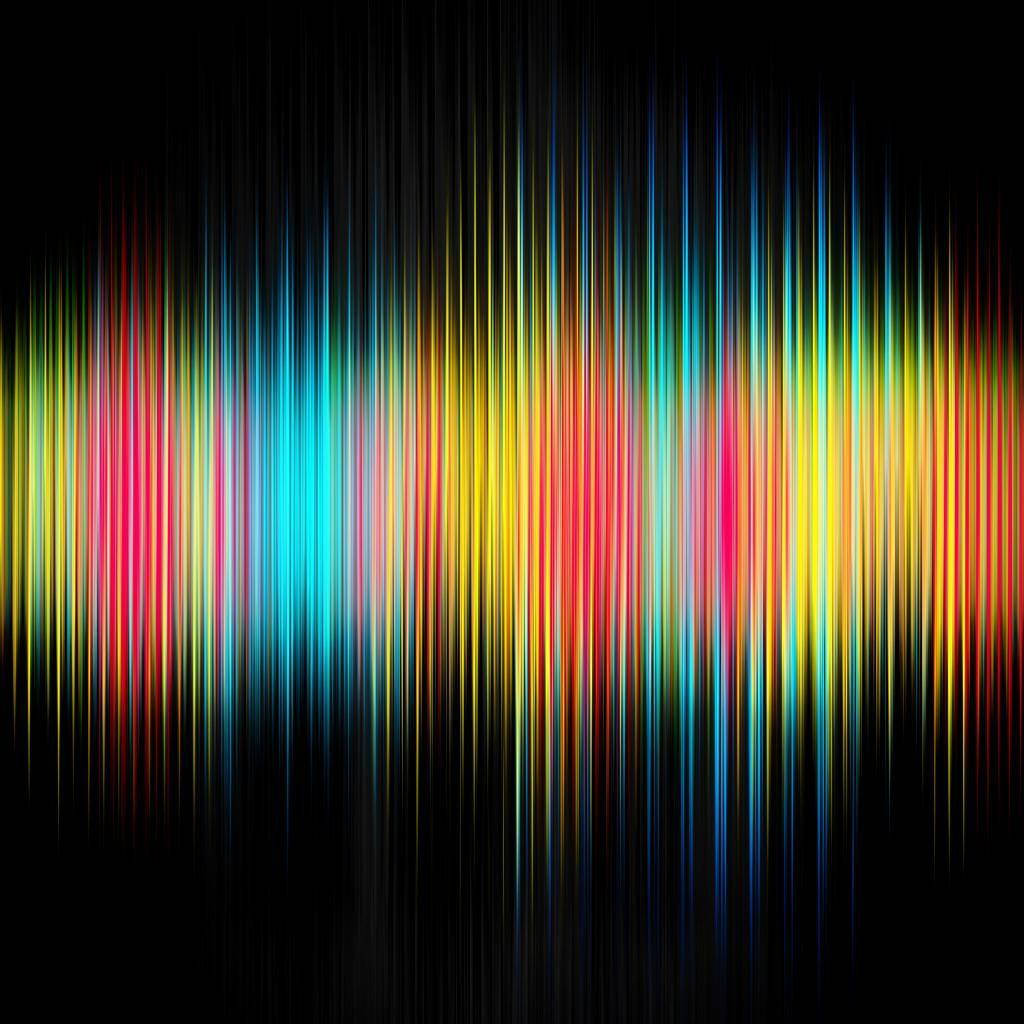 Grafisk design farverig lydbølgelængde Wallpapers
