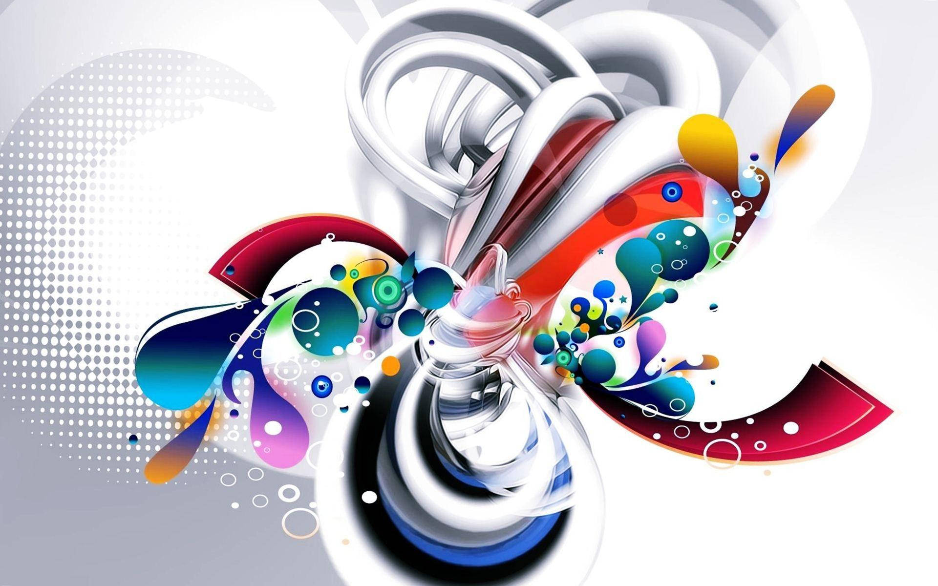 Grafisk Design Med Forskellige Visuelle Teksturer Wallpapers
