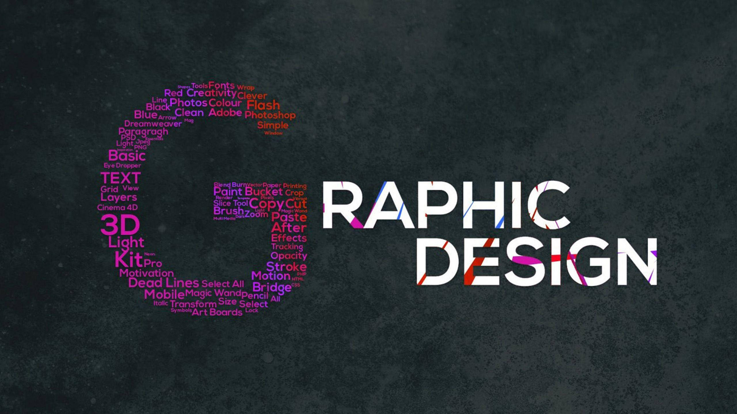 Grafisk design ord der danner bogstavet G typografi Wallpapers