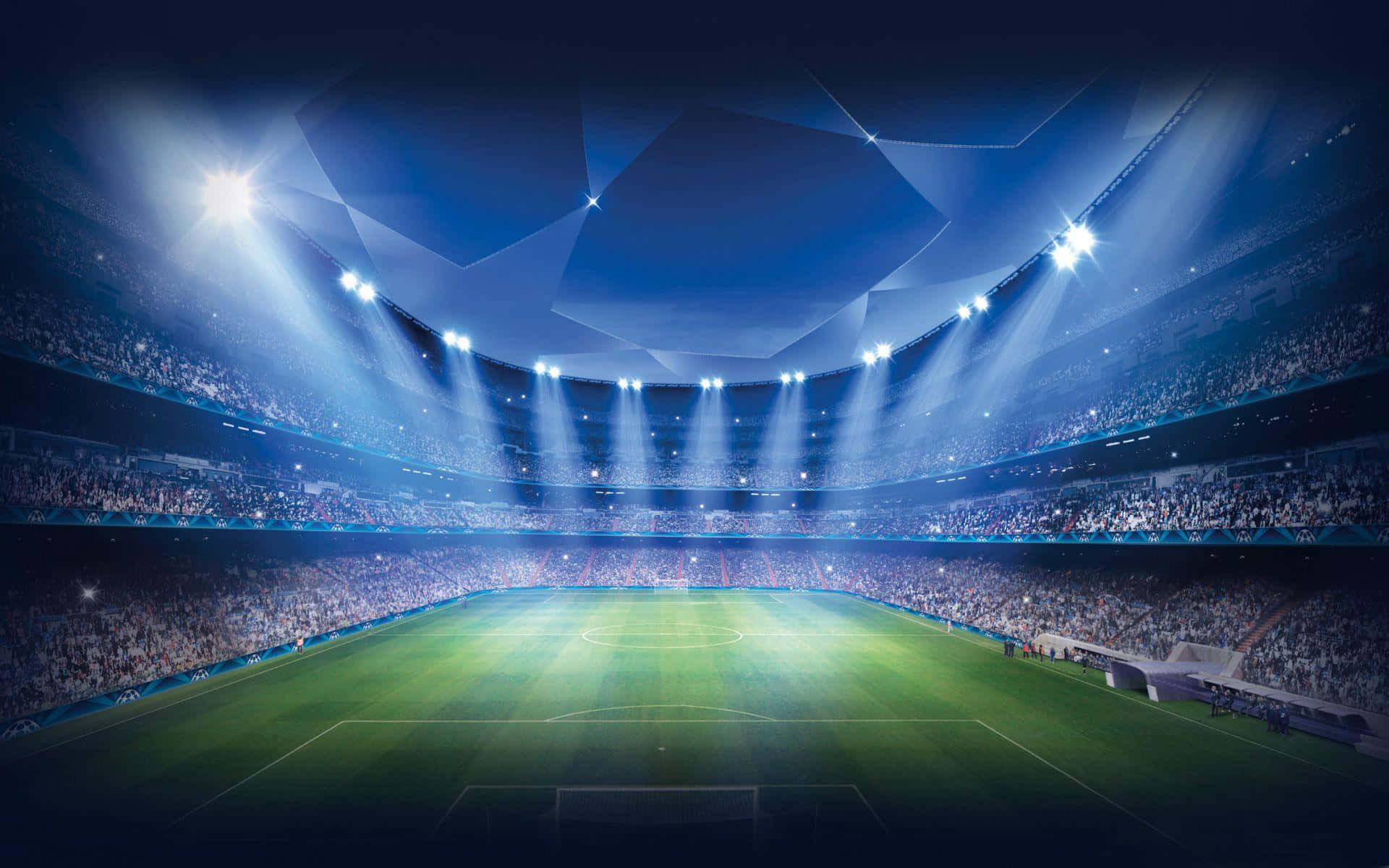 Grafisk fodboldstadion baggrund Wallpapers