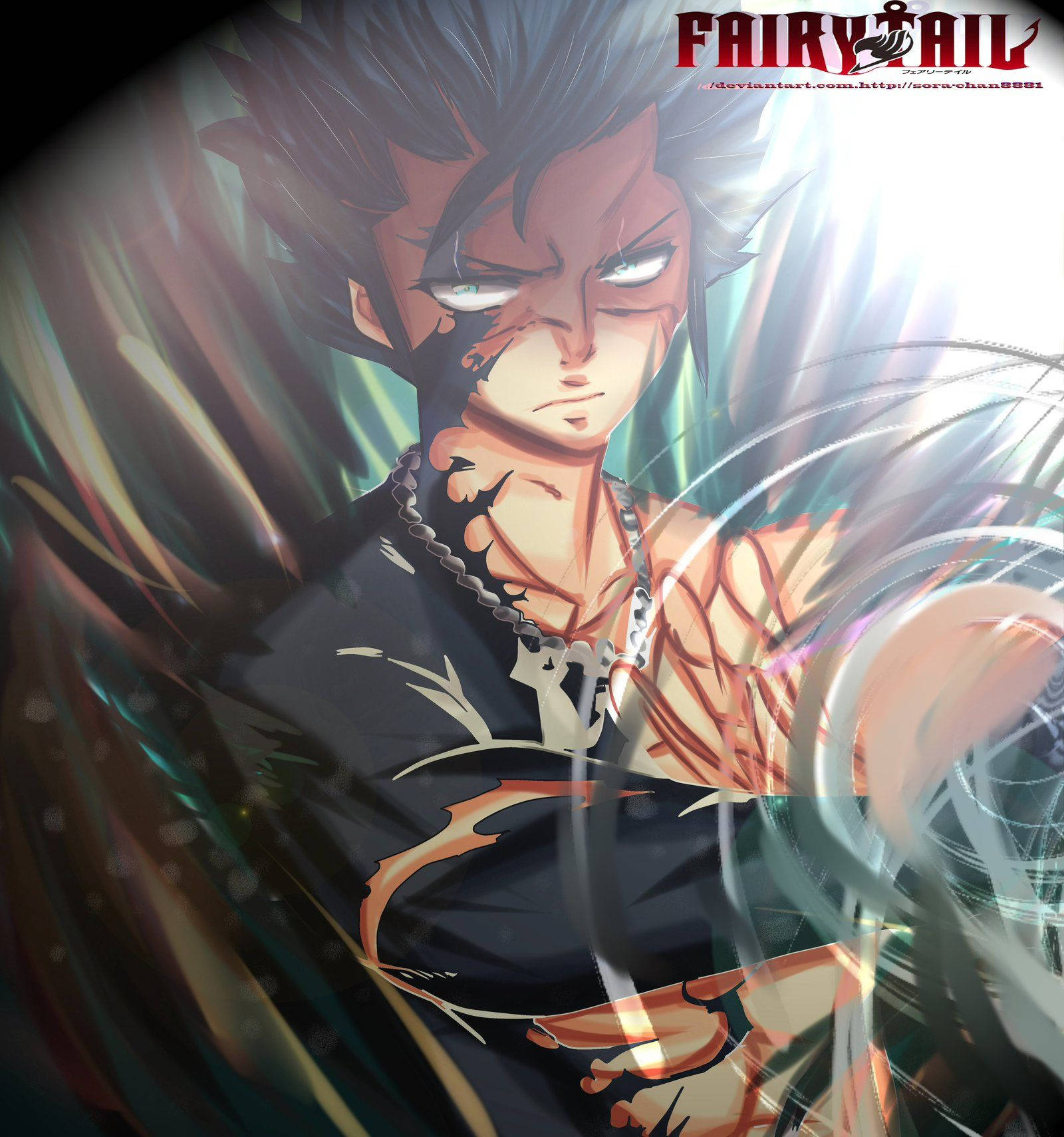 Gray Fullbuster fra Demon Slayer klar til at dræbe dæmoner Wallpapers