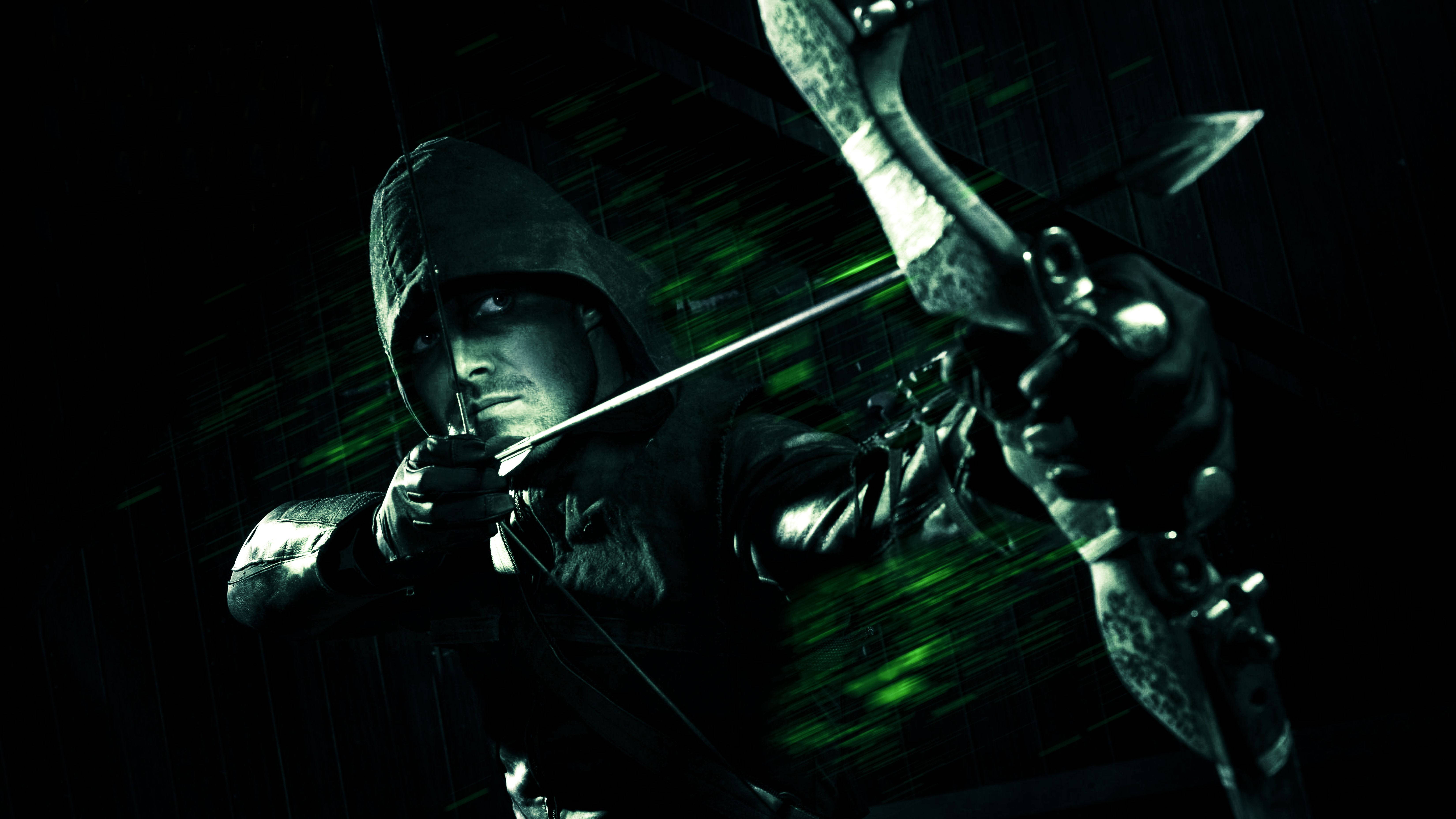 Green Arrow DC Comics Mørk 4K Wallpapers