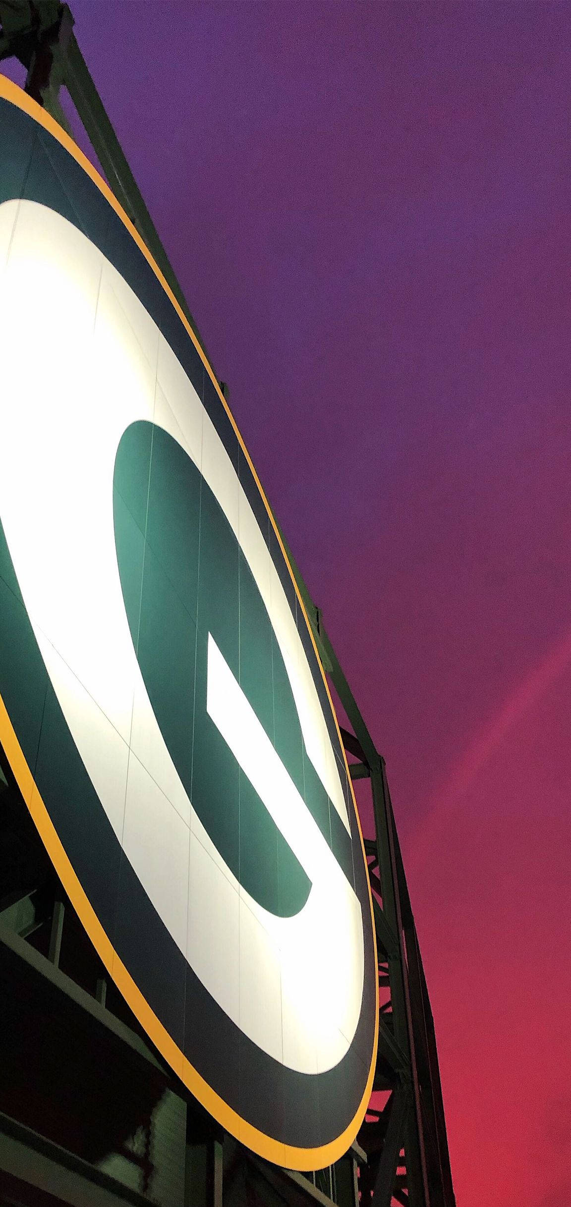 Green Bay Packers-logo på stadion Wallpapers