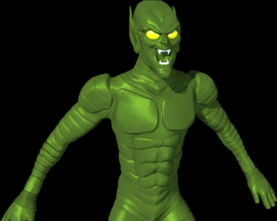 Green Goblin 3D-modelportræt Wallpapers