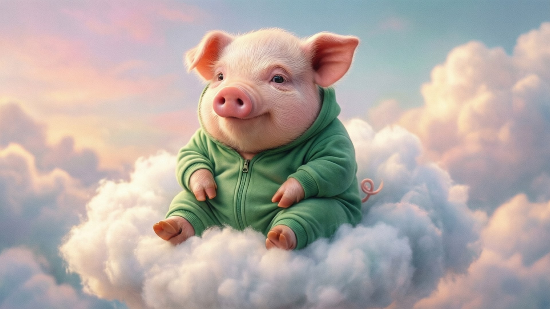 Gris på en sky i onesie Wallpapers
