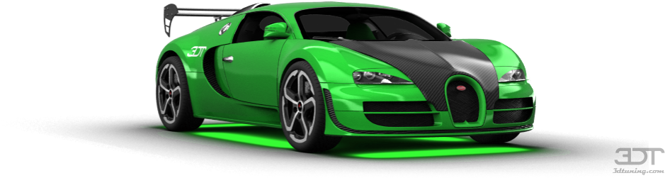 Grøn Bugatti Veyron sportsvogn Wallpapers