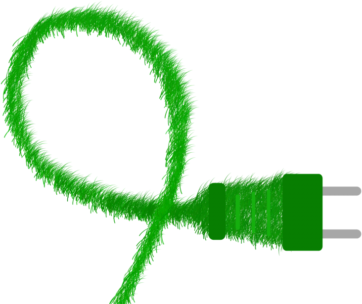 Grøn Energi Koncept Stik Wallpapers