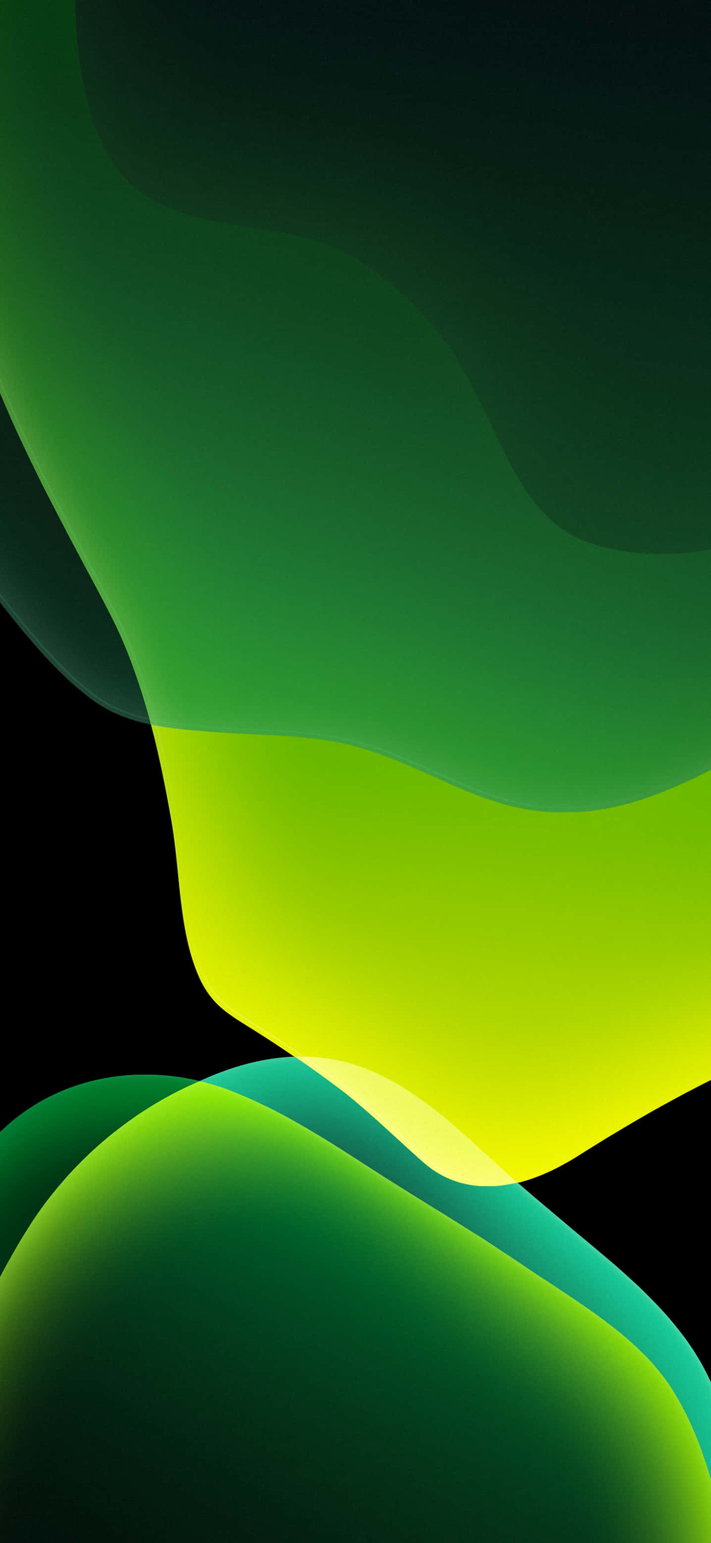 Grøn og sort abstrakt baggrund Wallpapers