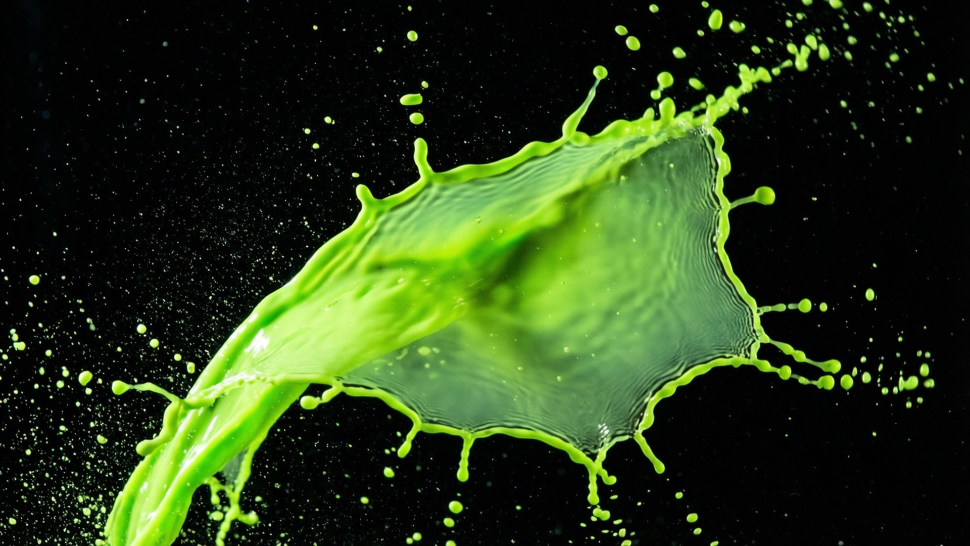 Grøn Splash Wallpapers