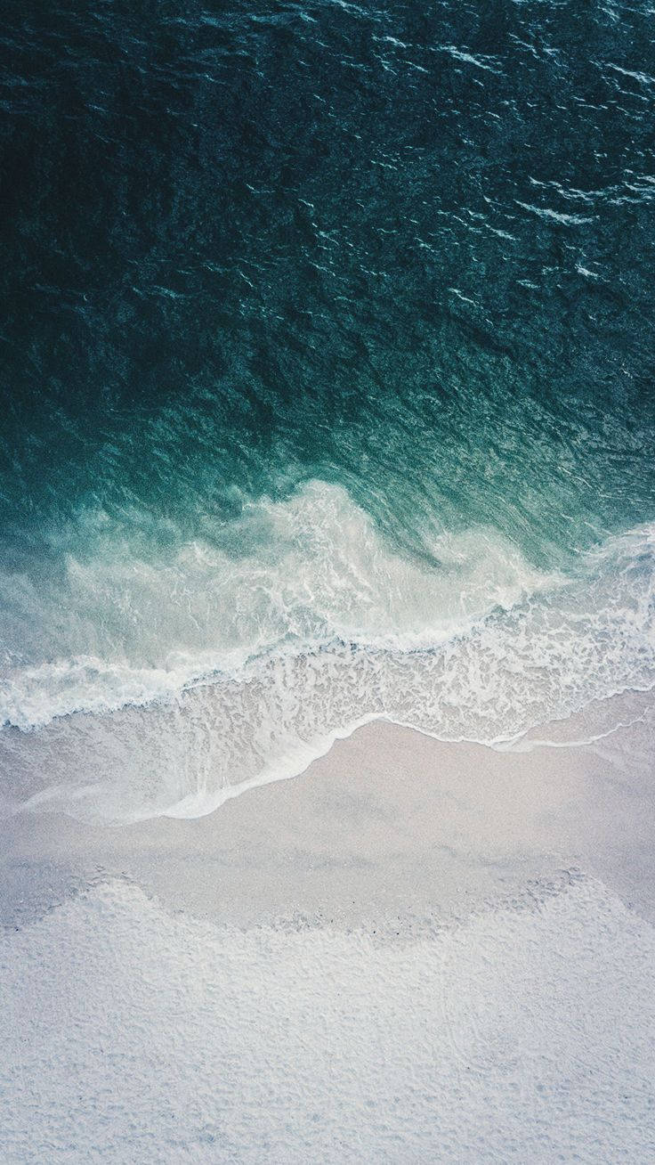 Grønne Bølger iPhone Xs Wallpapers