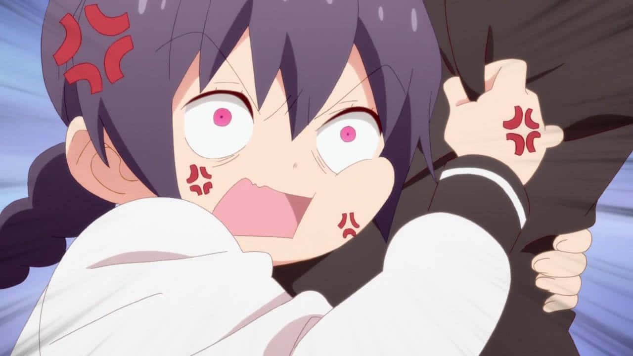 Grænseløs latter med dette søde anime-figur Wallpapers