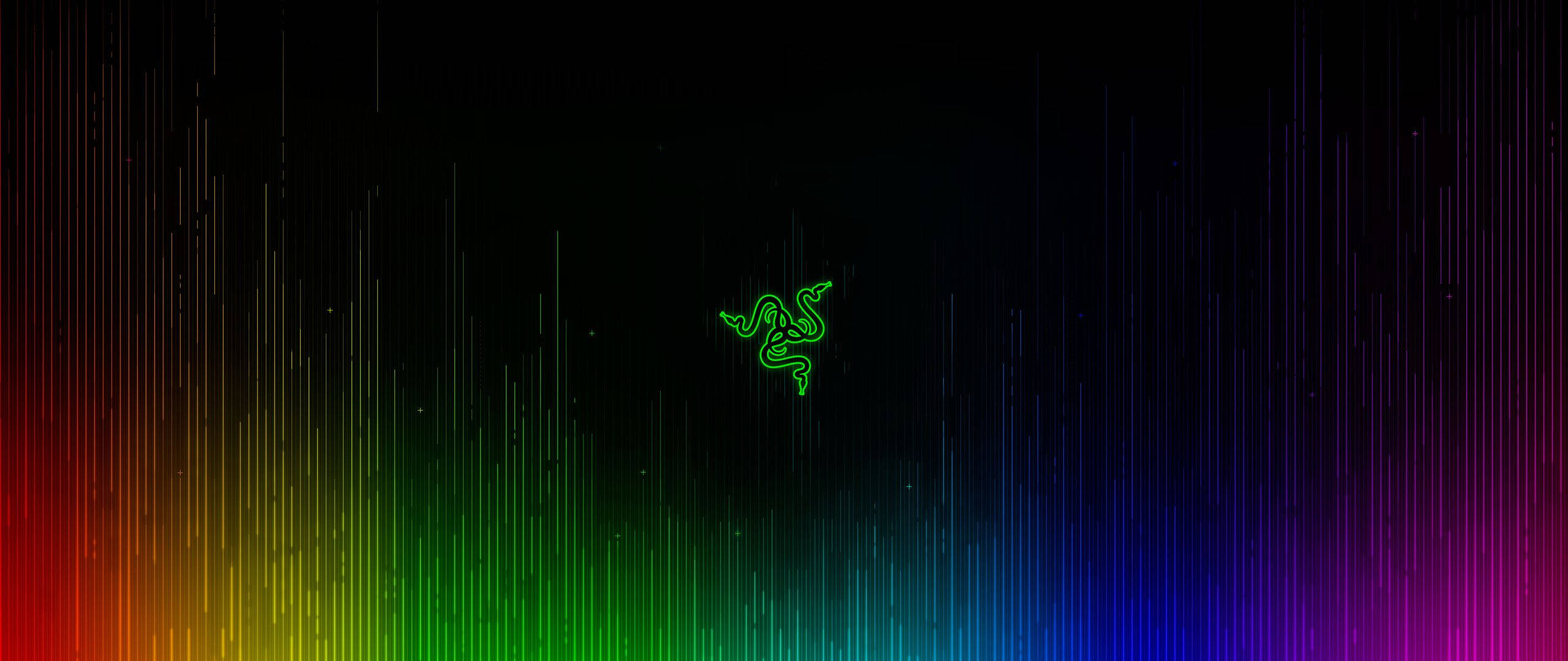Grønt Razer-logo Wallpapers