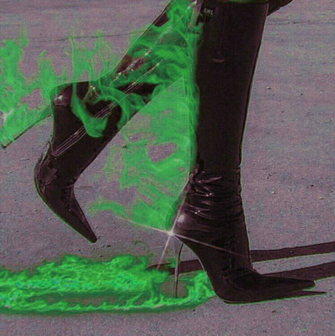 Grøn æstetisk Tumblr rygende støvler Wallpapers