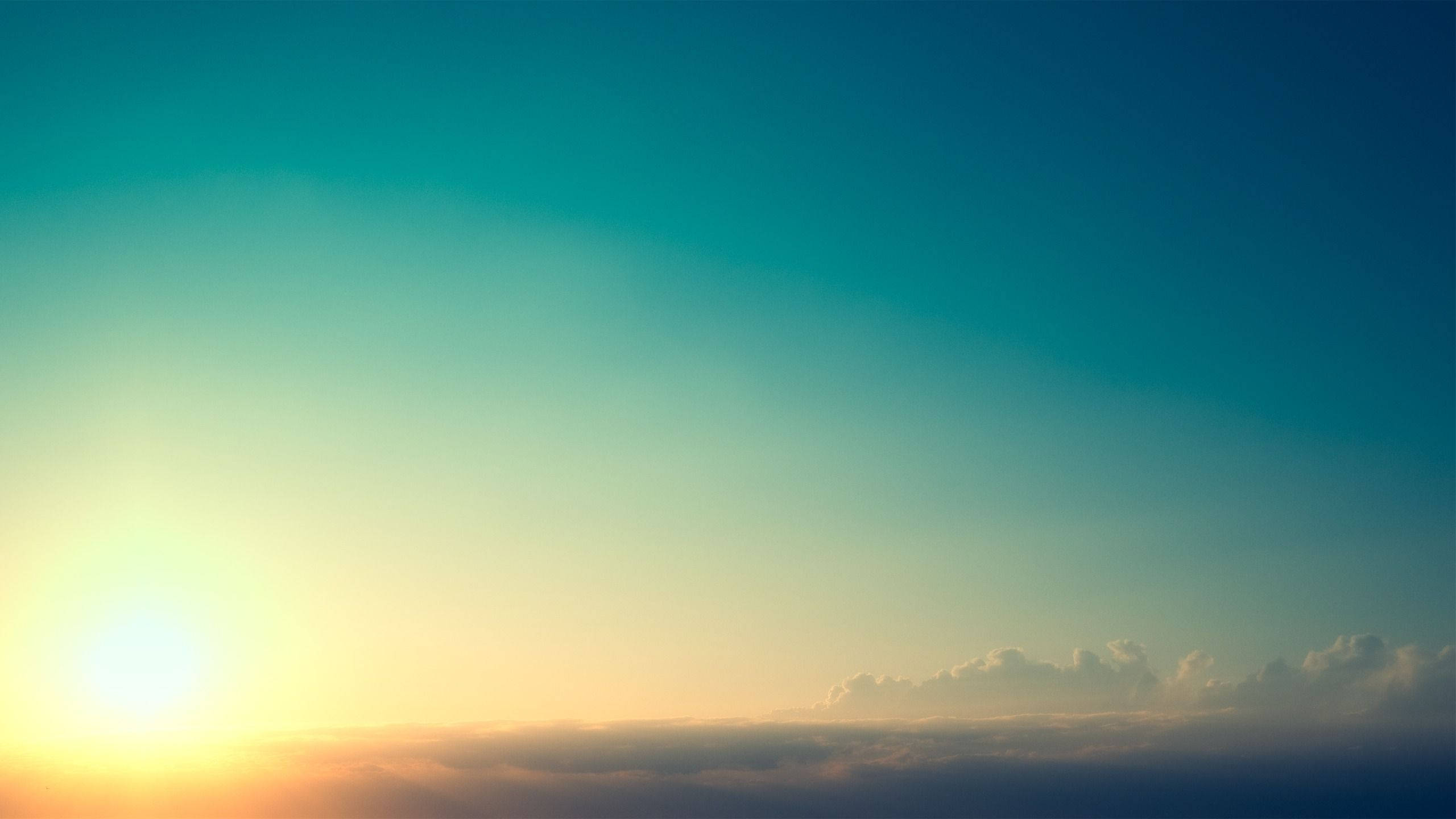 Grøn himmel og solen Wallpapers