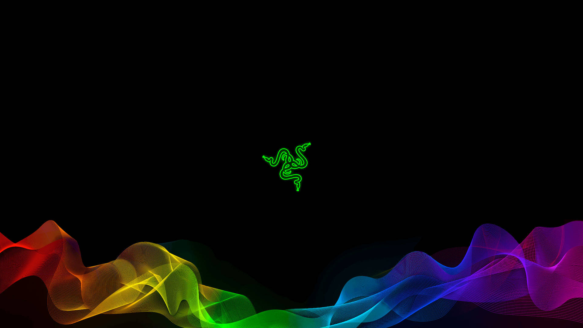 Grøn Razer RGB 4K Wallpapers