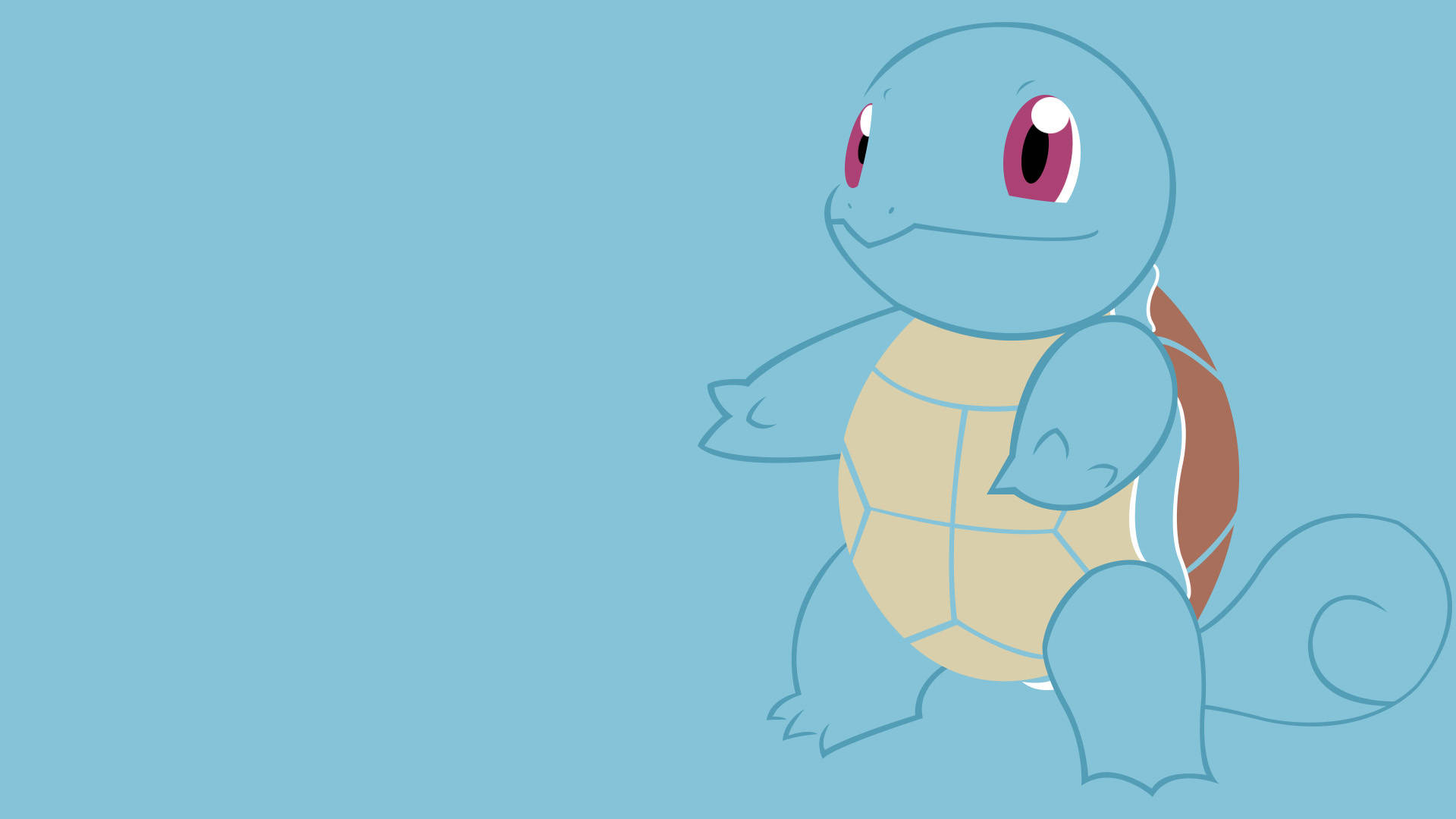Grøn Squirtle Cool Pokemon Wallpapers