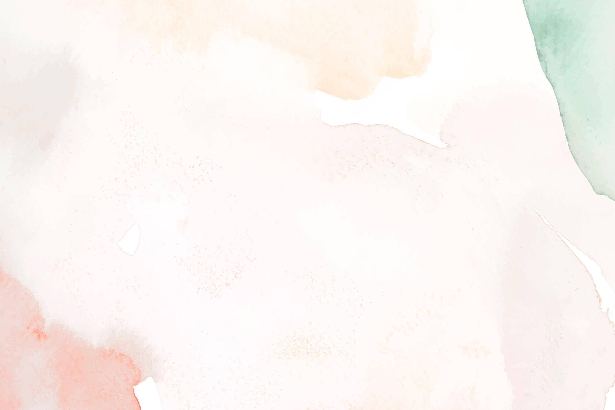 Grønne og hvide pastelskylodder Wallpapers