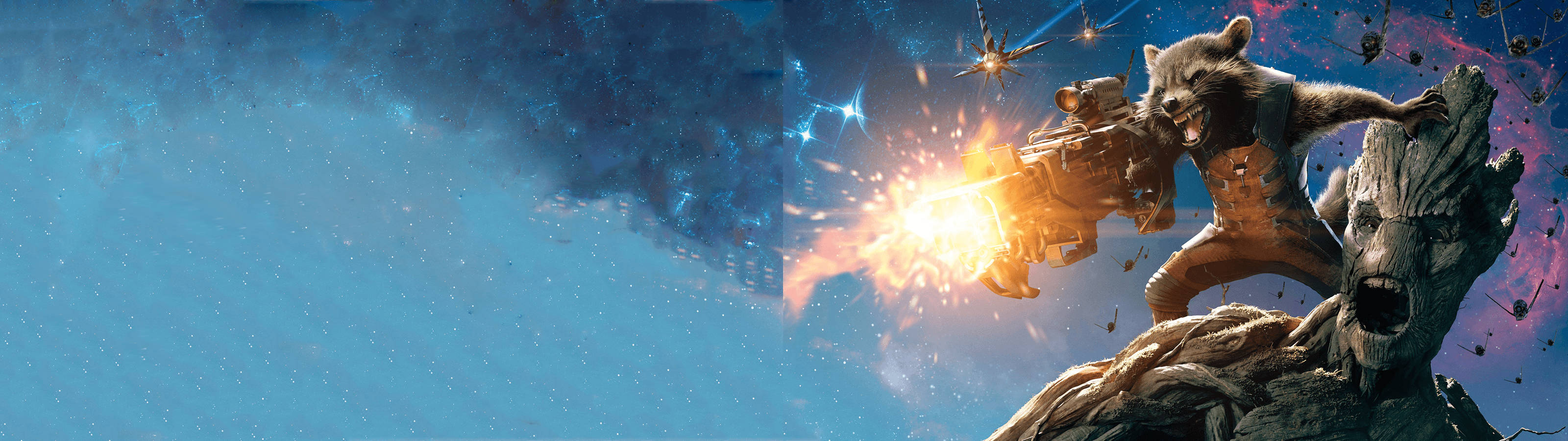 Groot og Rocket på et episk eventyr Wallpapers