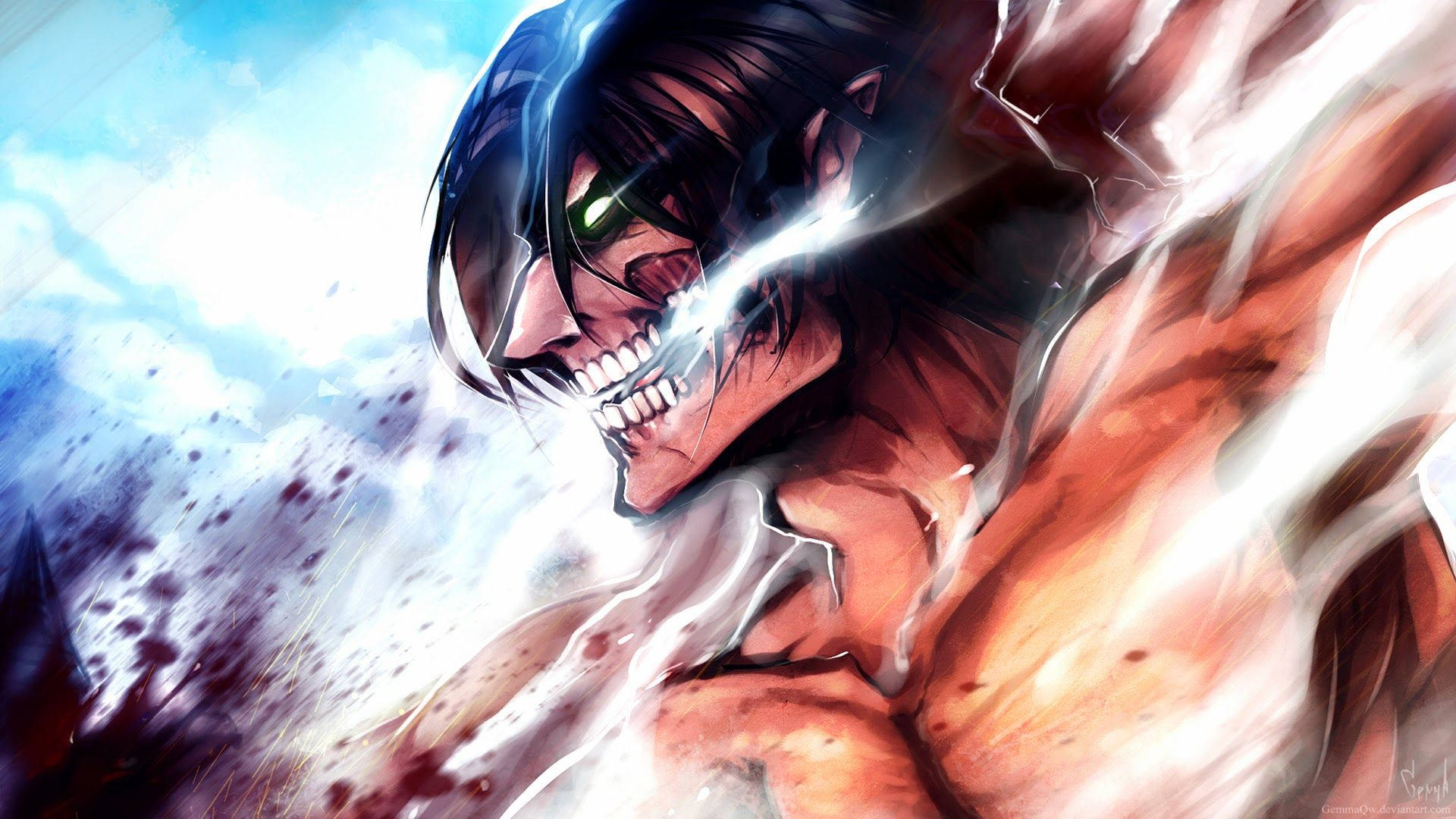 Grundertitanen - Et symbol på håb i Attack on Titan Wallpapers