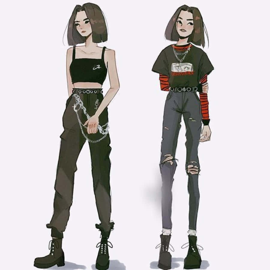 Grunge animepigemode Wallpapers