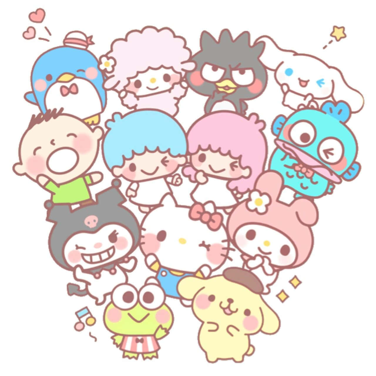 Gruppe af venner billede Hello Kitty Wallpapers