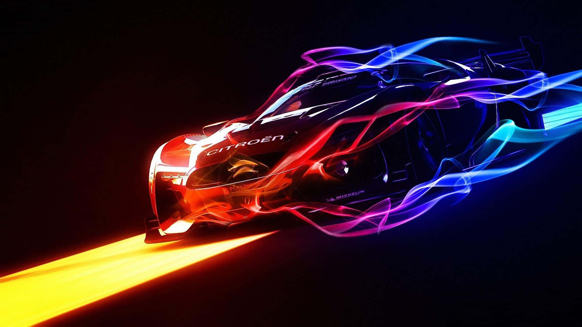 GT By Citroen Cool Neon Bil Wallpapers