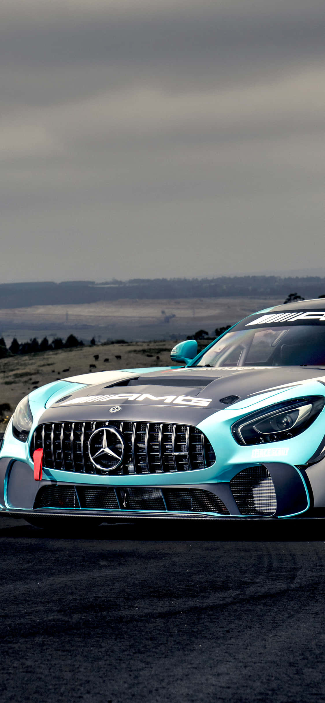 GT4 Petronas Inspireret iPhone Xs Mercedes Amg Baggrund Wallpapers