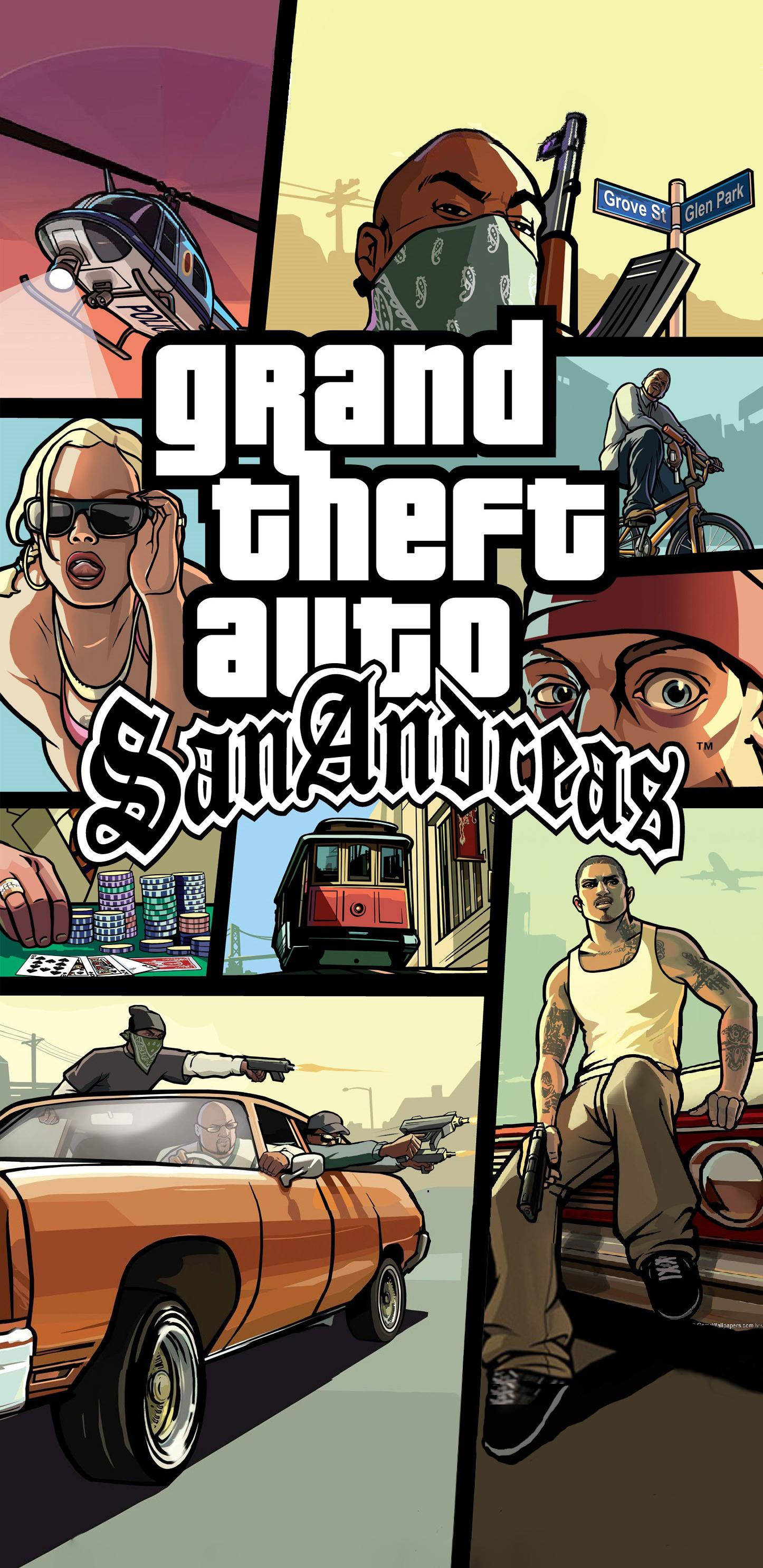 GTA SA 4K Action-spil Wallpapers