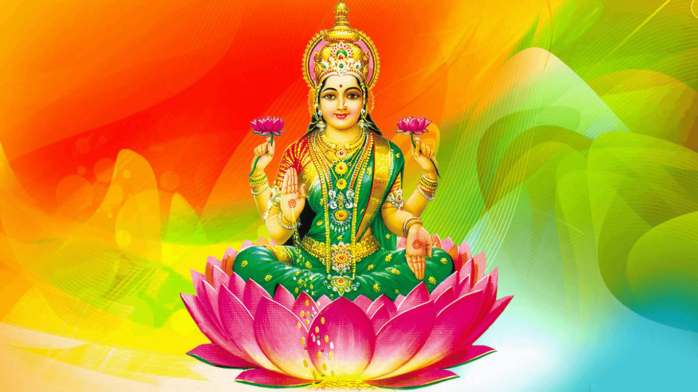 Guddommelig Nåde fra Gudinden Lakshmi Wallpapers