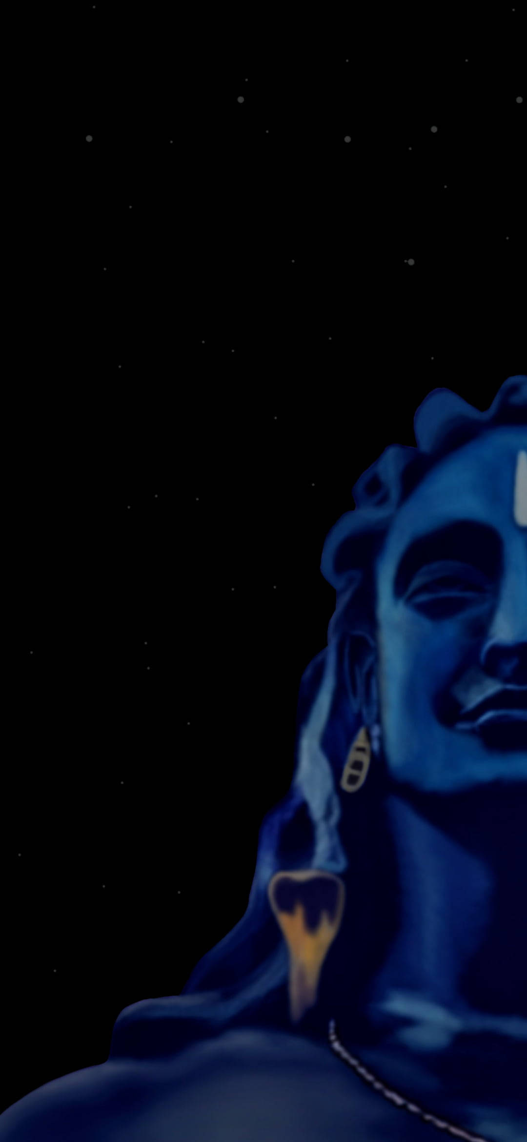 Guddommeligt Portræt af Adiyogi Shiva Wallpapers