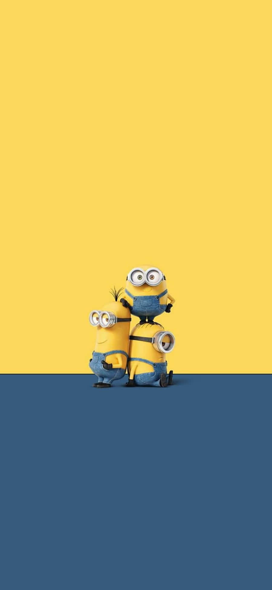 Gul og blå Despicable Me Minion iPhone Wallpapers