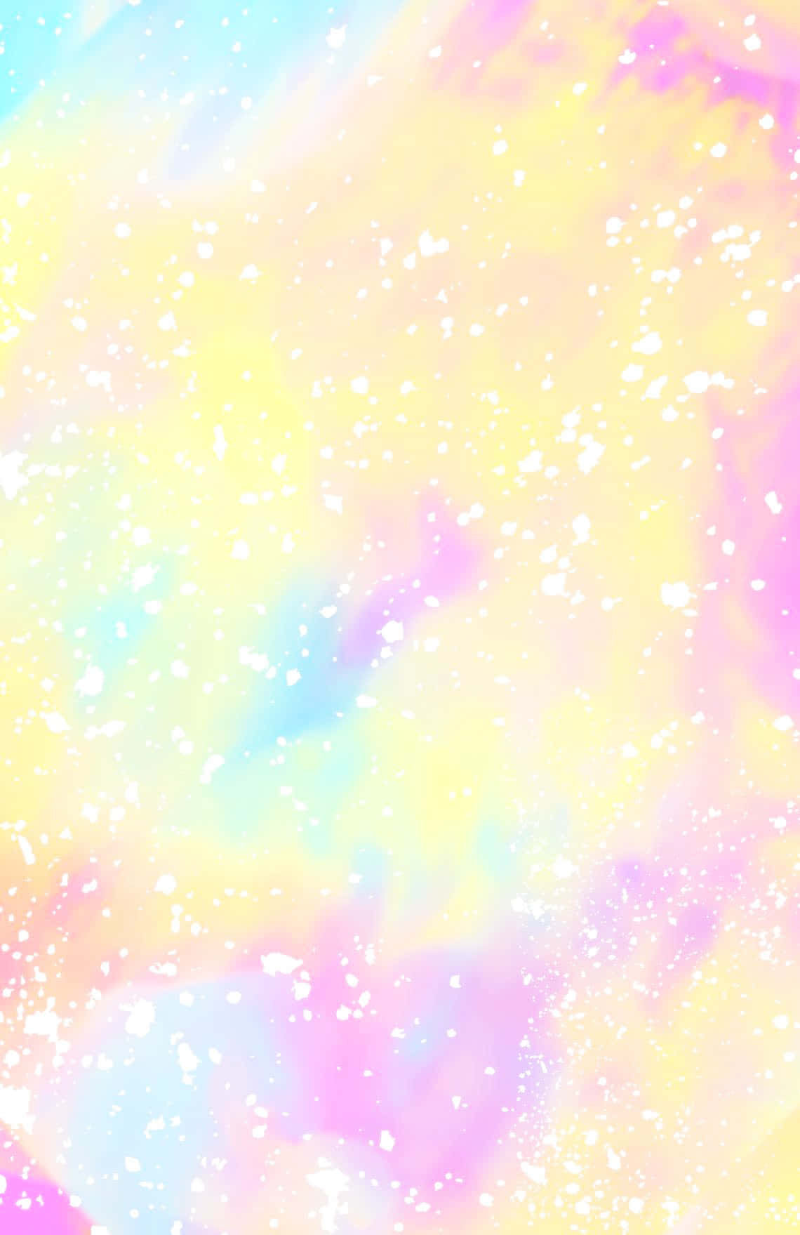 Gul pastel tie-dye baggrund Wallpapers