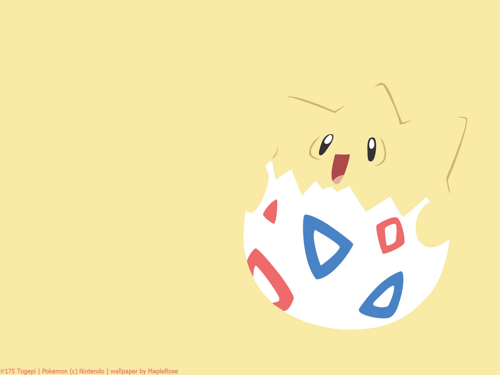 Gul Togepi Sød og Cool Pokemon Wallpapers