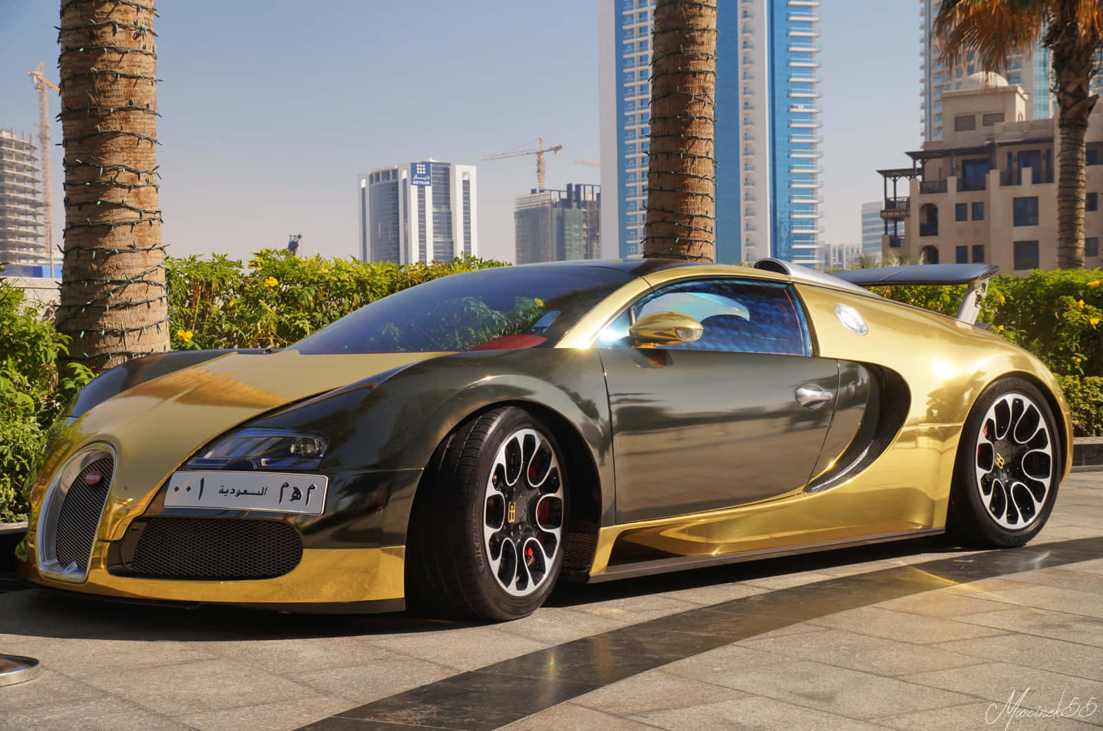 Guld Bugatti Veyron bil — Bugatti Wallpapers
