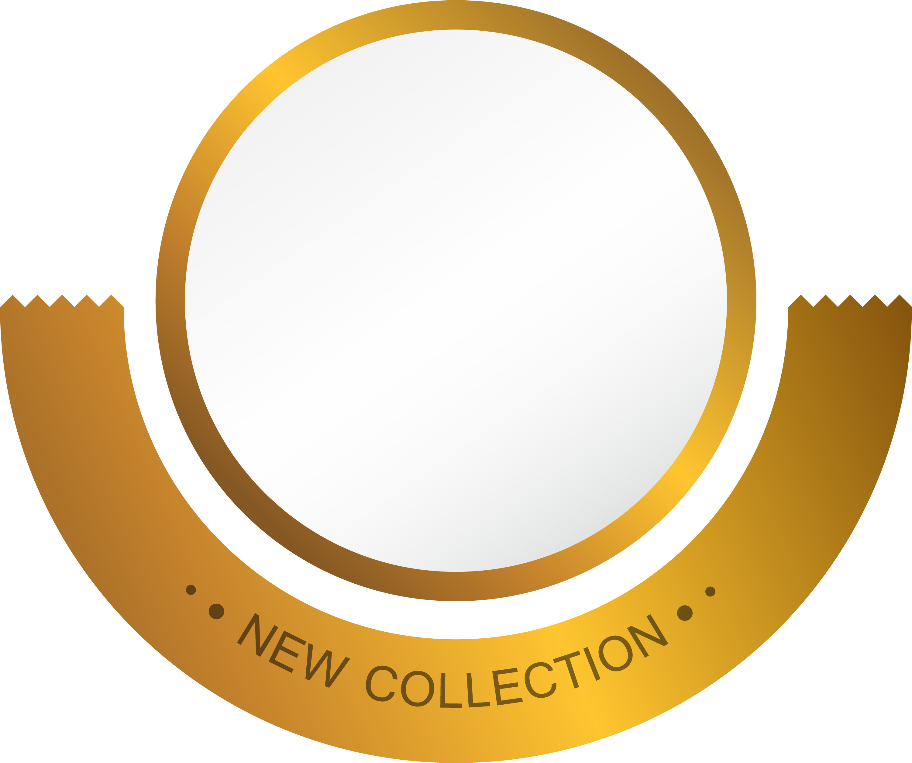 Guld Cirkel Ny Kollektion Badge Wallpapers
