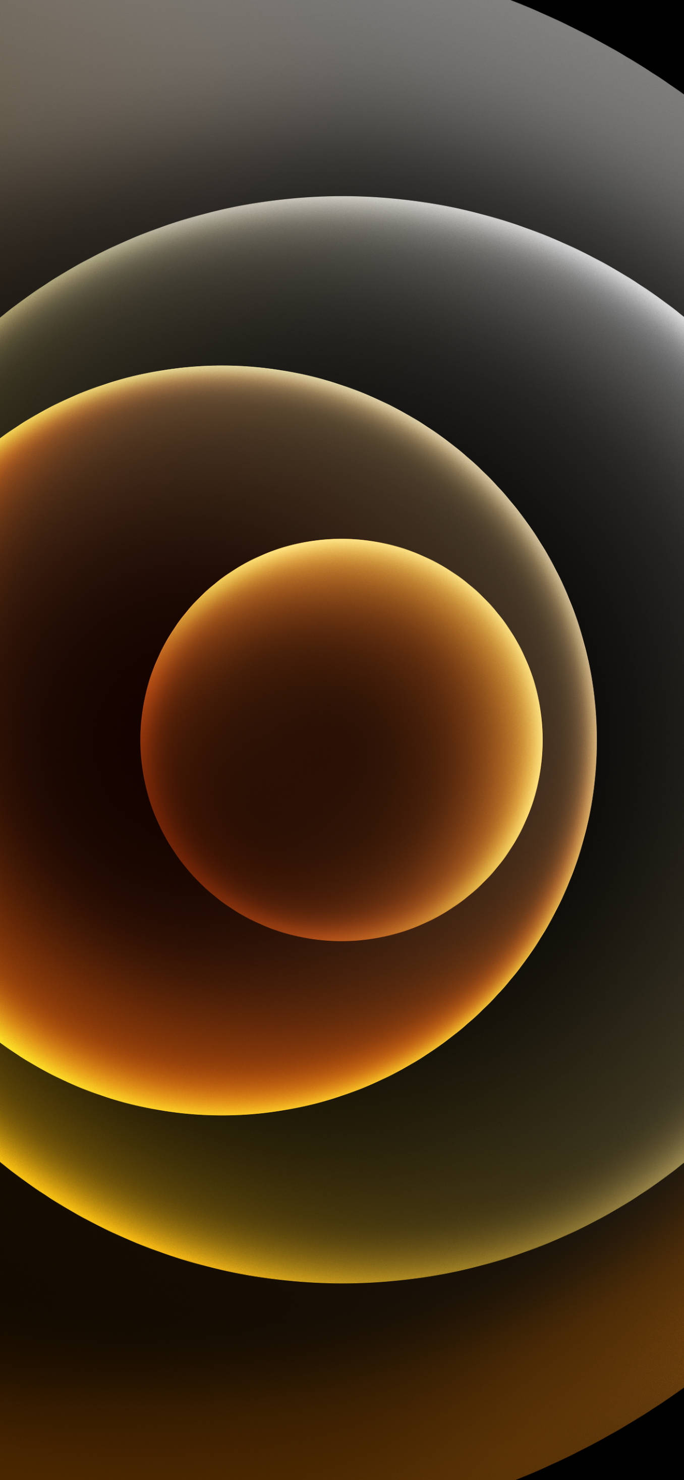 Gule kugler iPhone 12 Wallpapers