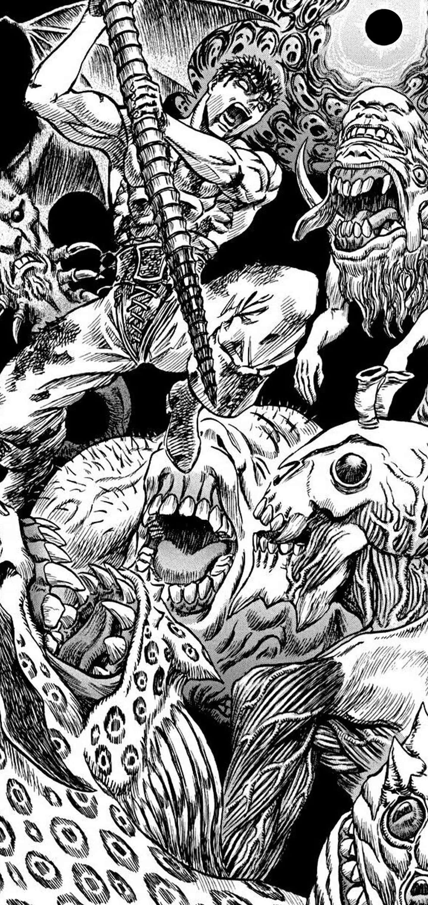 Guts, den sorte sværdkæmper fra Berserk Manga Wallpapers
