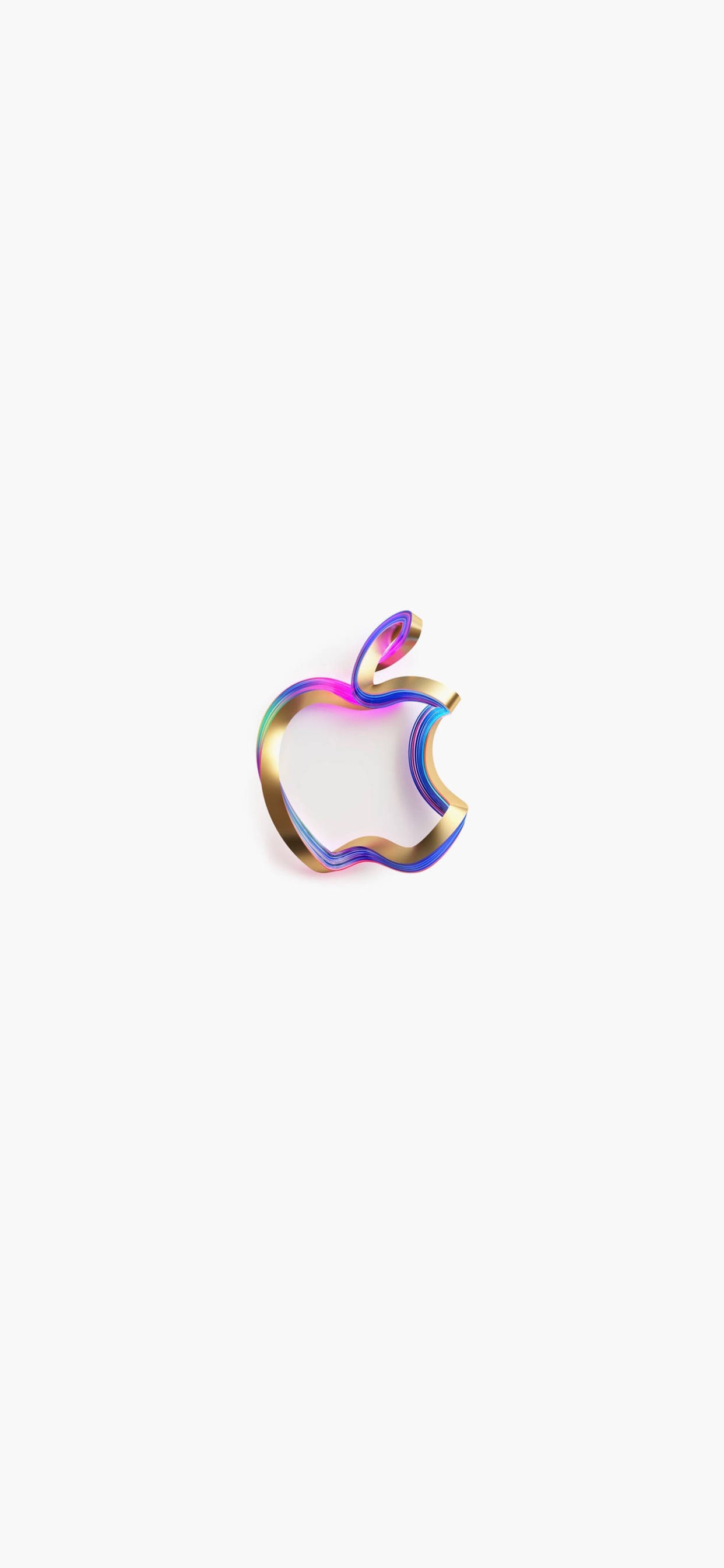 Gyldent Apple-logo iPhone Wallpapers
