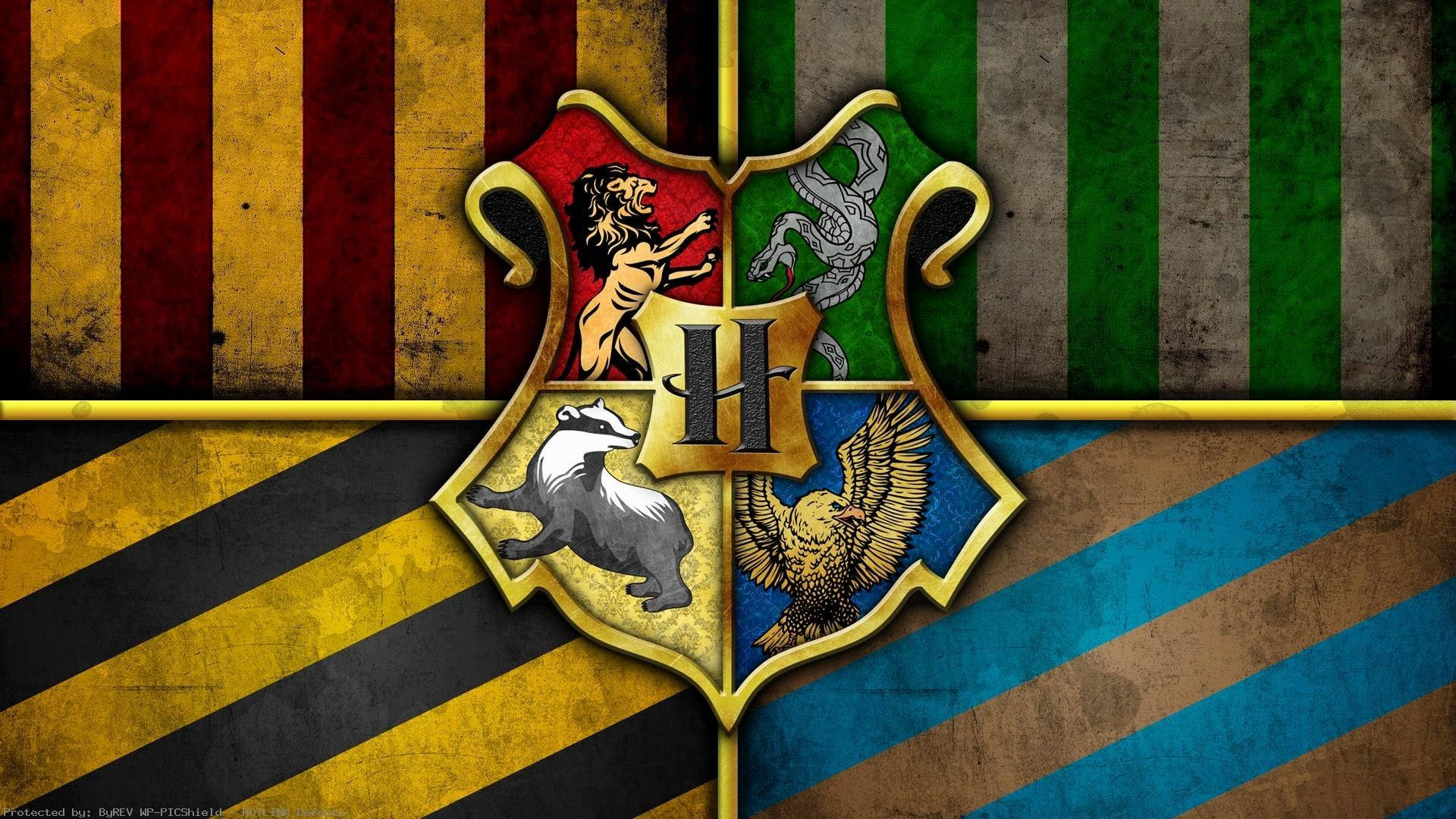 Gyldent Husemblem Harry Potter Laptop Wallpapers