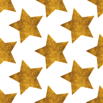 Gyldent sort stjernemønster Wallpapers