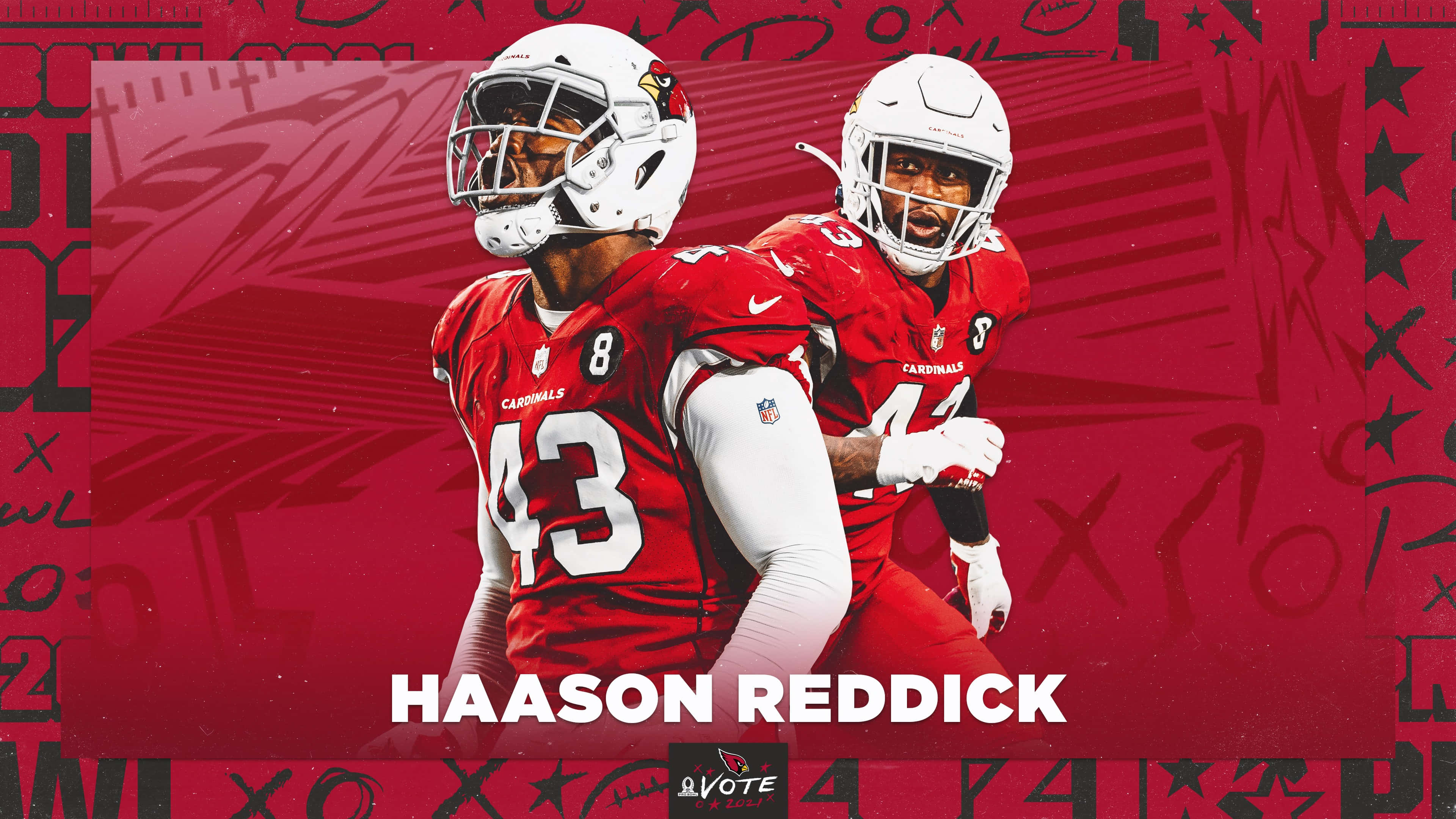 Haason Reddick Grafisk Design Wallpapers