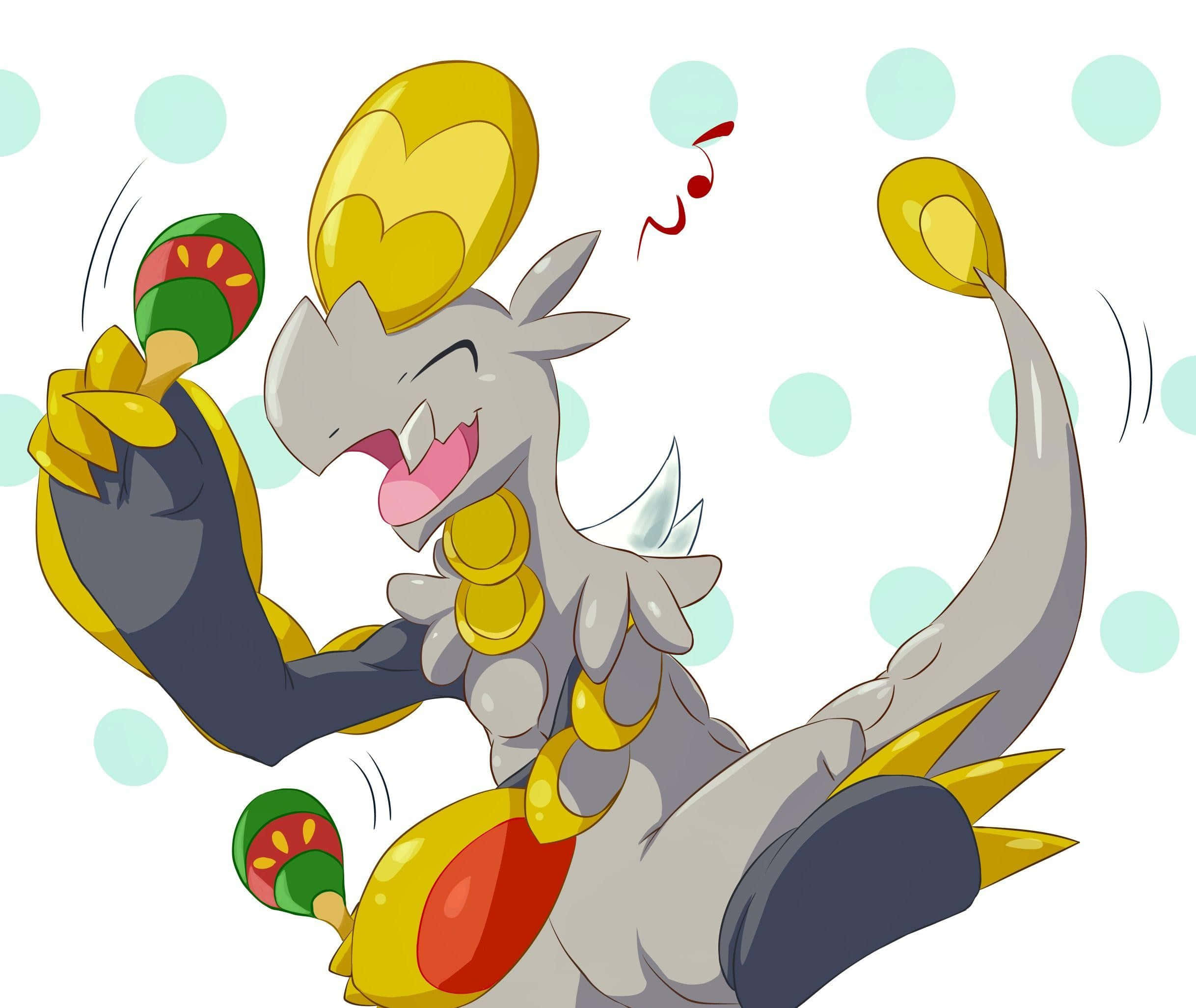 Hakamo-o fejrer med maracas Wallpapers