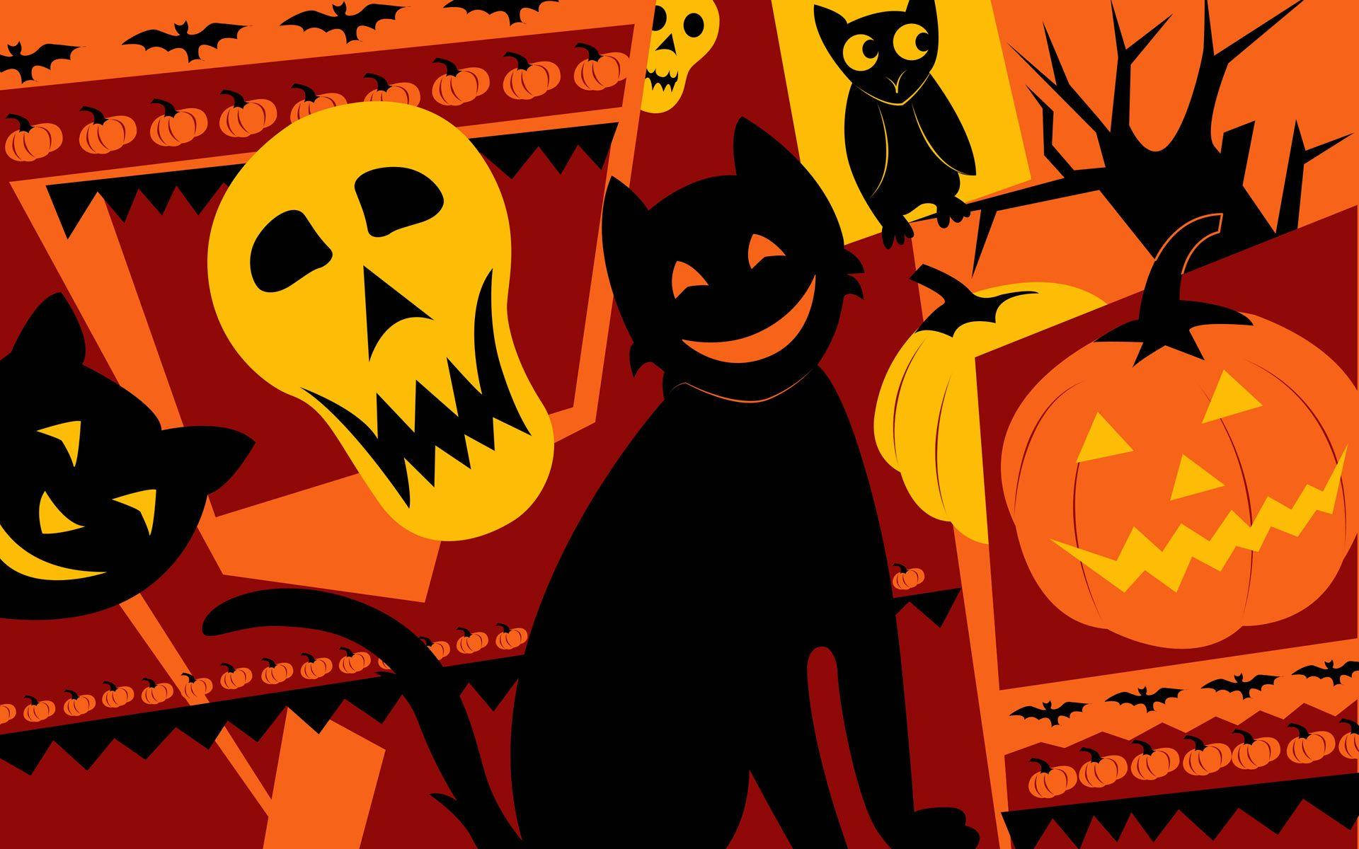 Halloween Doodle Laptop Kunst Wallpapers