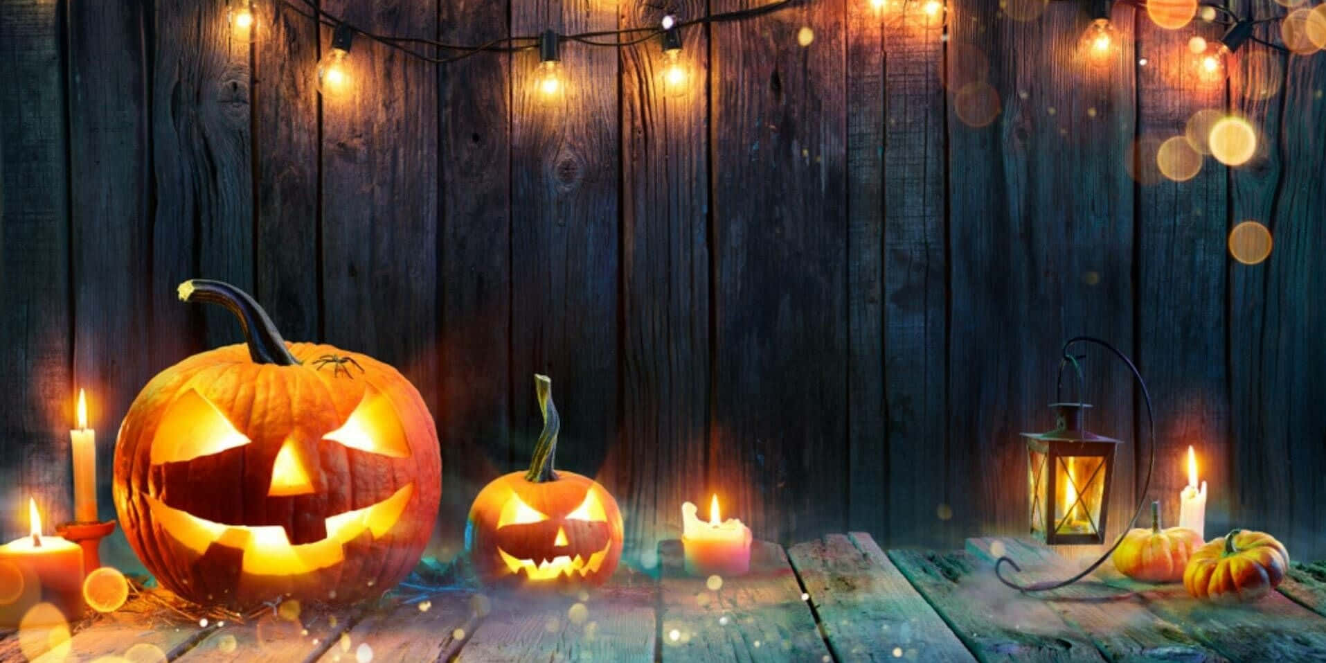 Halloween græskar baggrund orange lys Wallpapers
