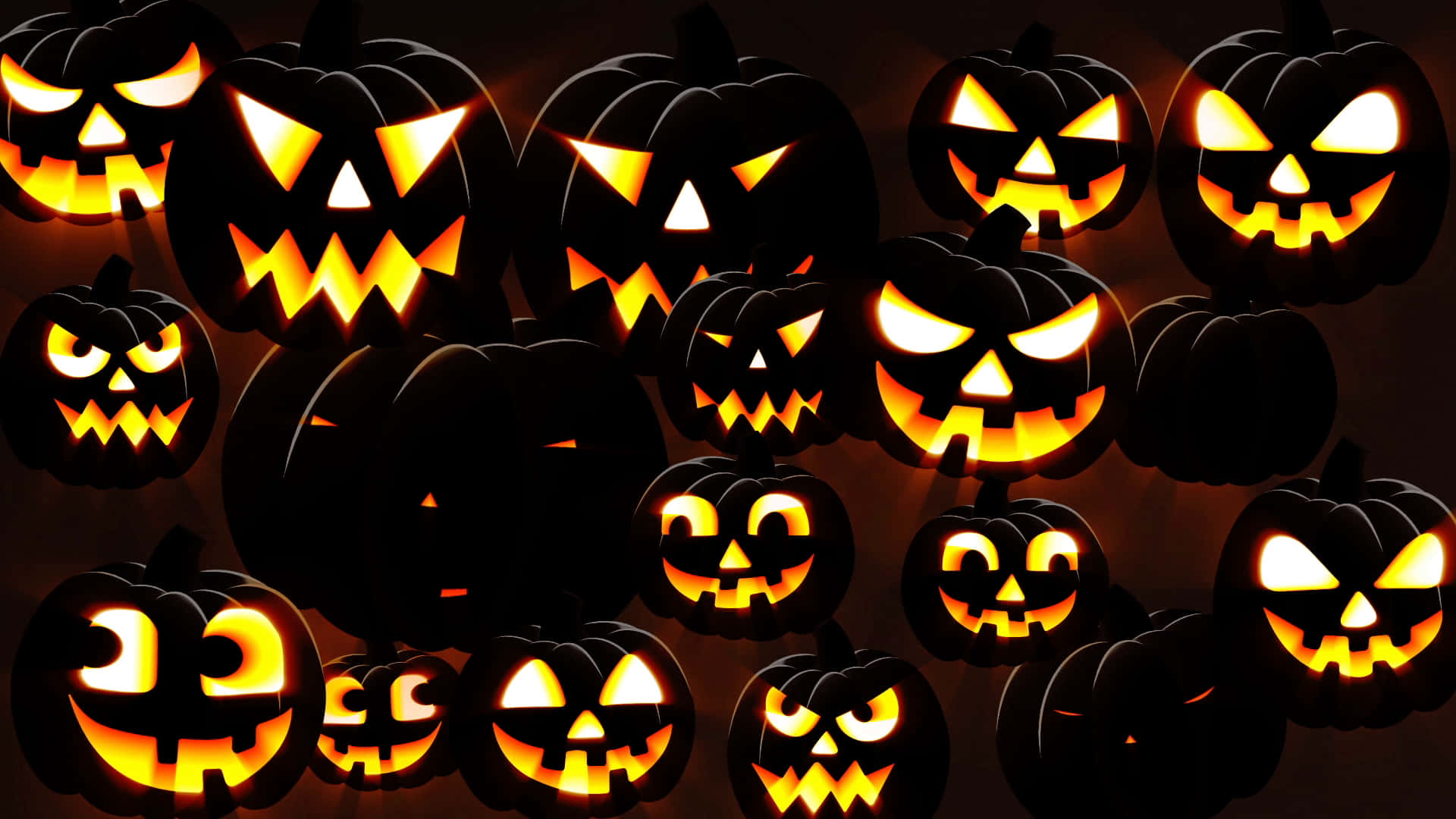 Halloween græskar baggrund sort brun Wallpapers