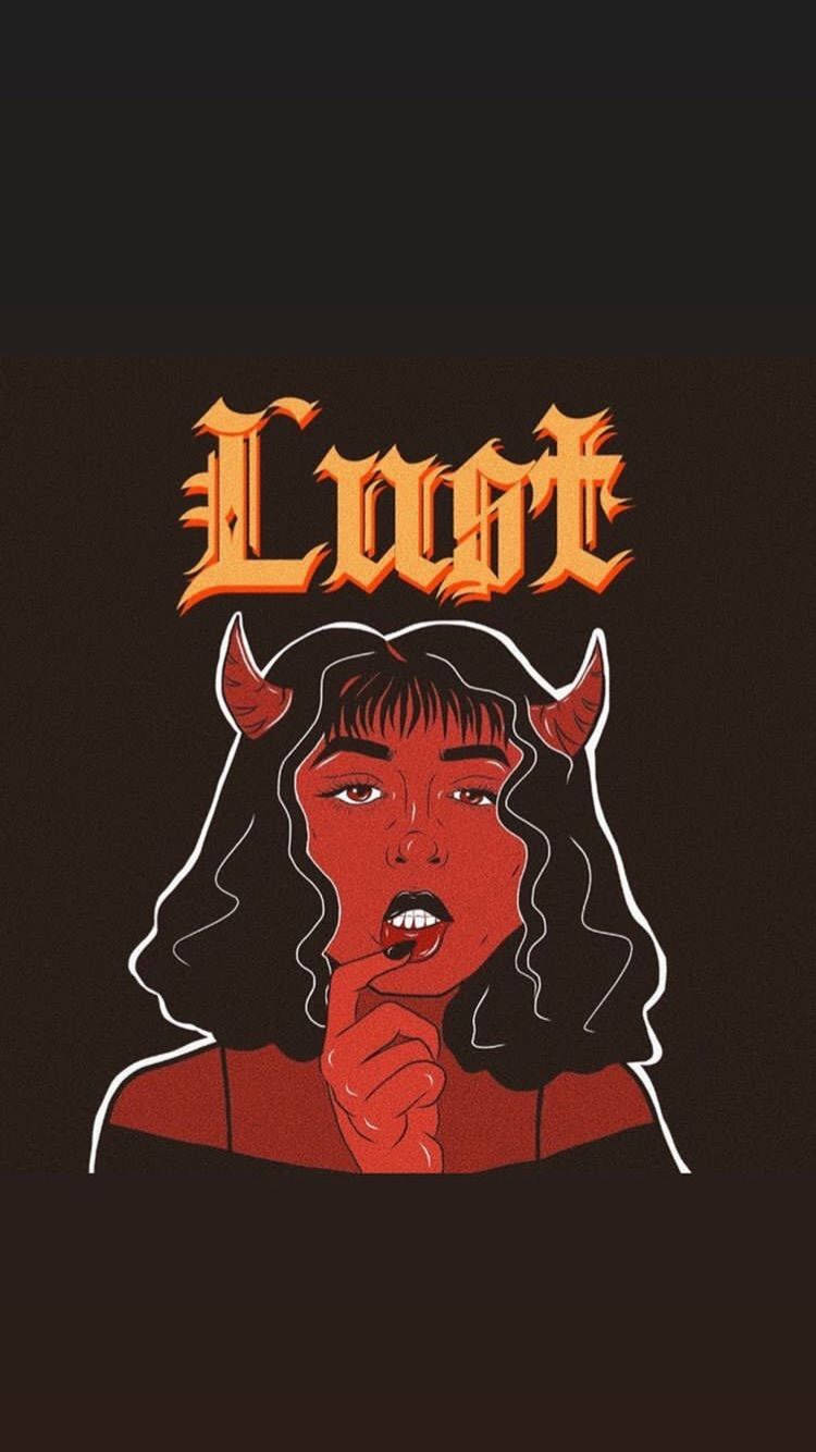 Halloween Grunge Djævlepige Wallpapers