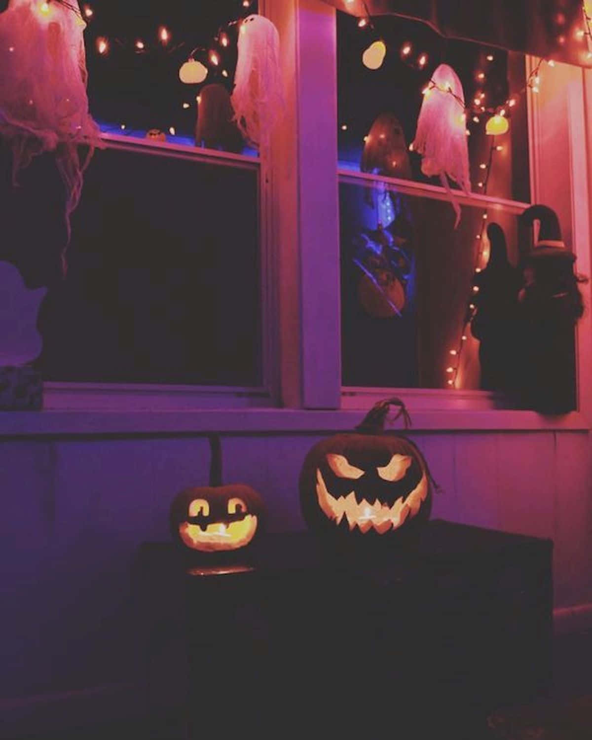 Halloween Tumblr Æstetik Græskar Hjem Lanterne Wallpapers