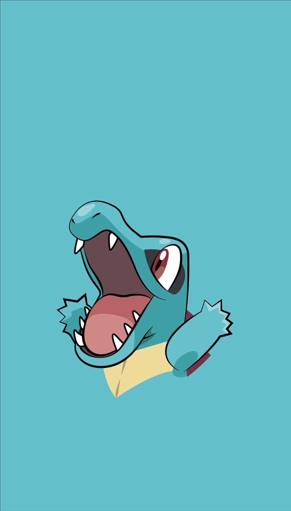 Halvkropsbillede af livlig Totodile Wallpapers