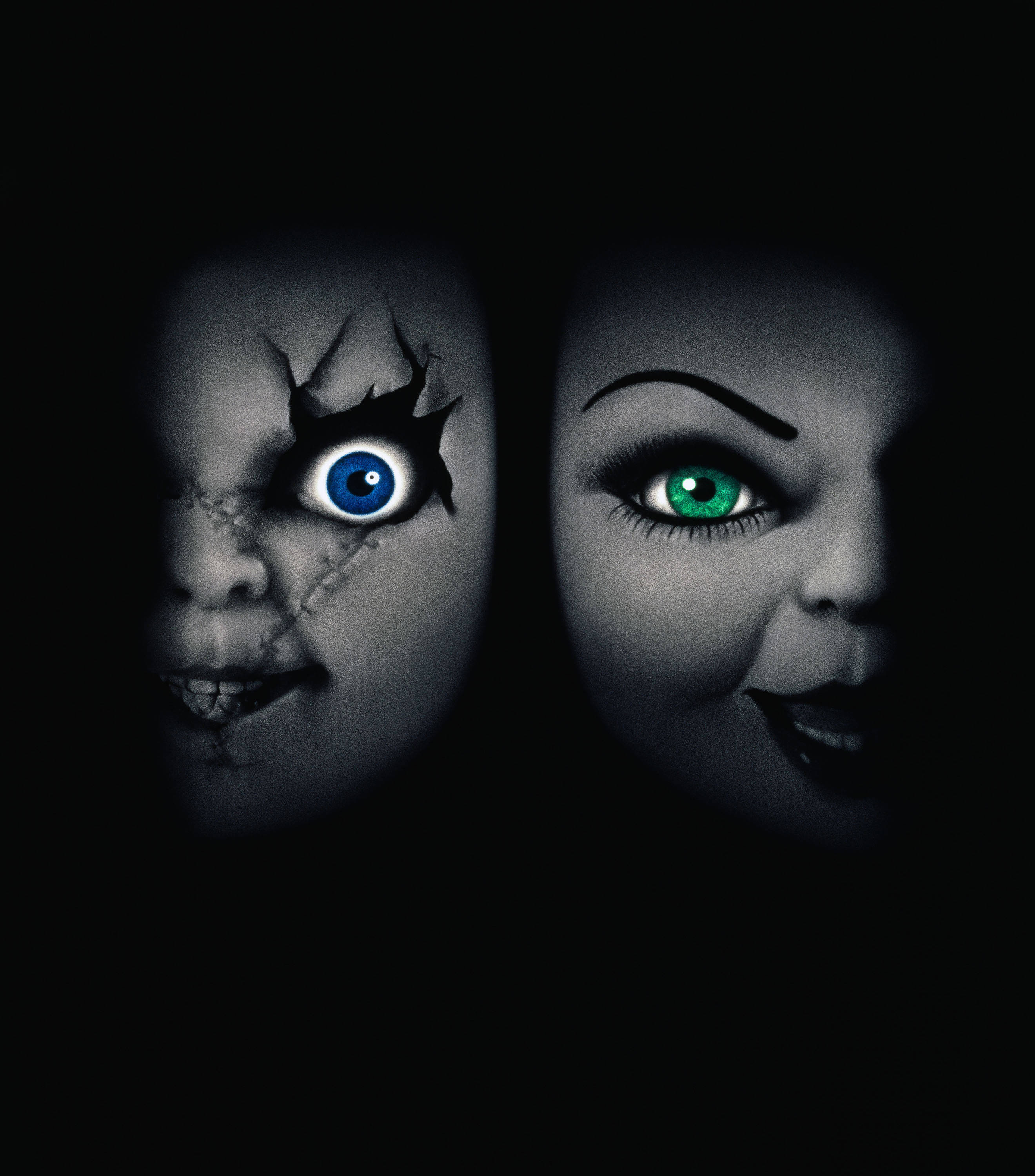 Halvt ansigt Chucky og Tiffany Wallpapers