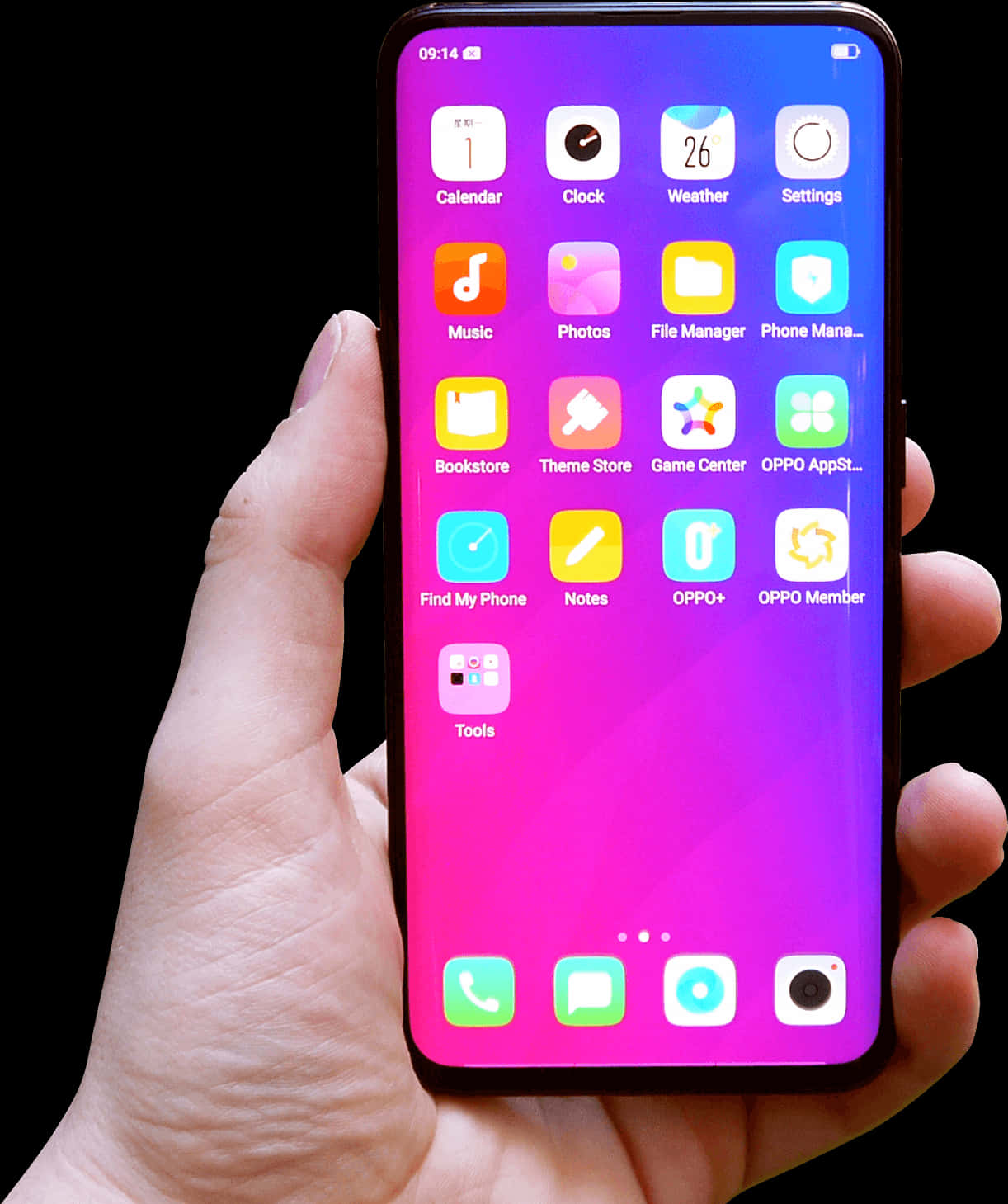 Hånd, der holder smartphone-skærm Wallpapers